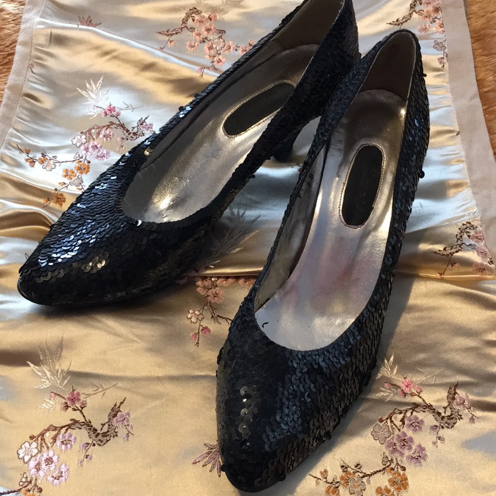 Vintage 50s/60s All Sequins Dressy Pumps